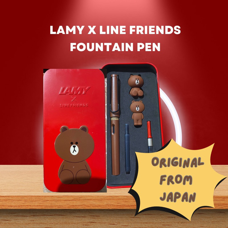 

LAMY x Line Friends Brown in Red Fountain Pen