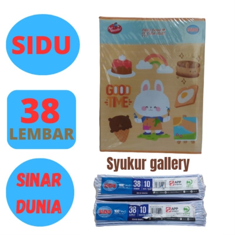 

Buku SIDU 38 Lembar Sinar Dunia dijual Eceran satuan 1 pcs