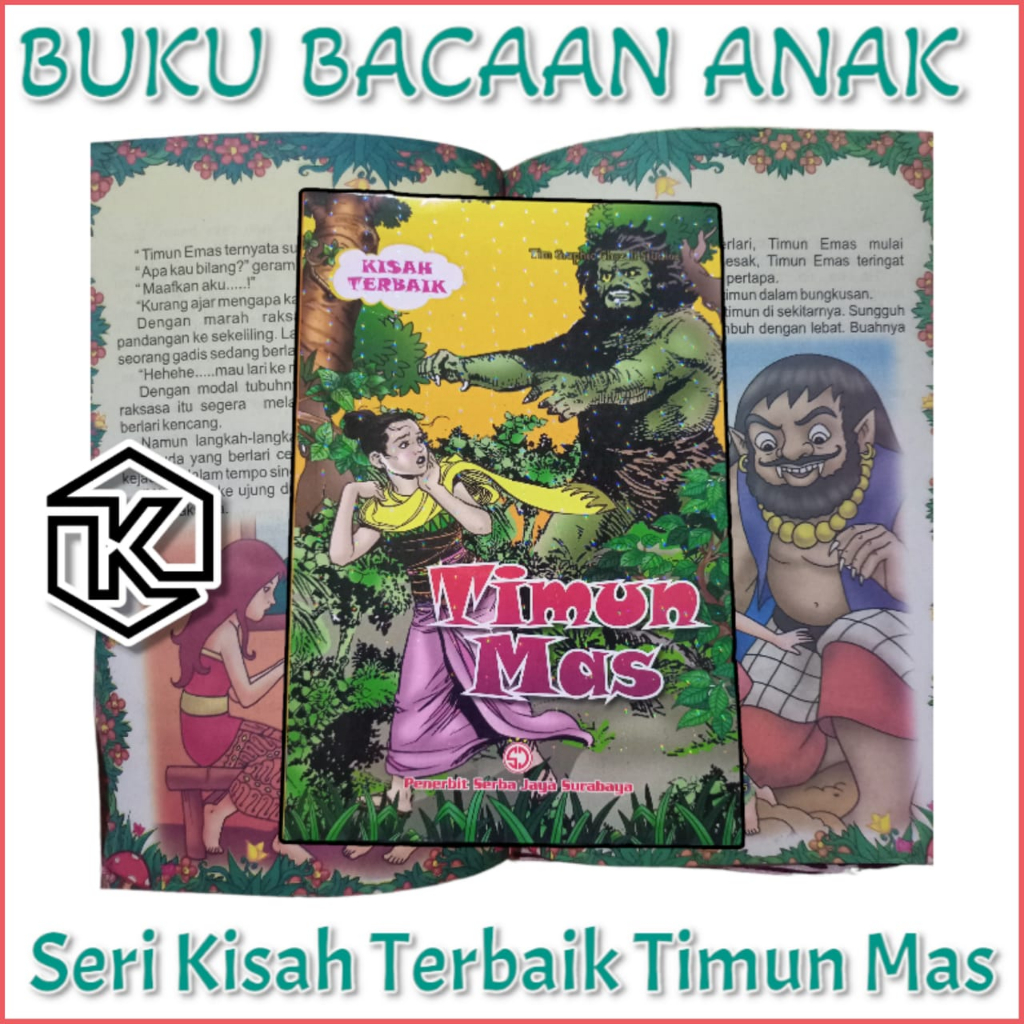 Timun Mas [8 Judul dalam 1 Buku] / Buku Cerita Anak Seri Kisah Terbaik / Buku Bacaan / Buku Anak / B