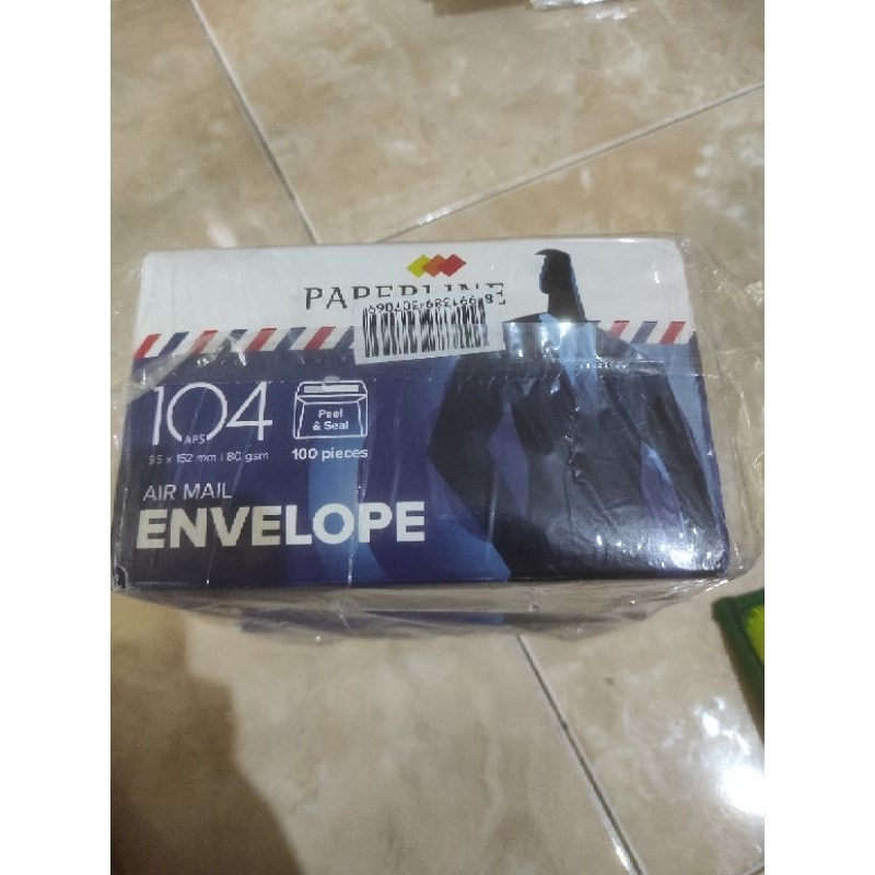 

amplop bergaris 1box isi100 lembar