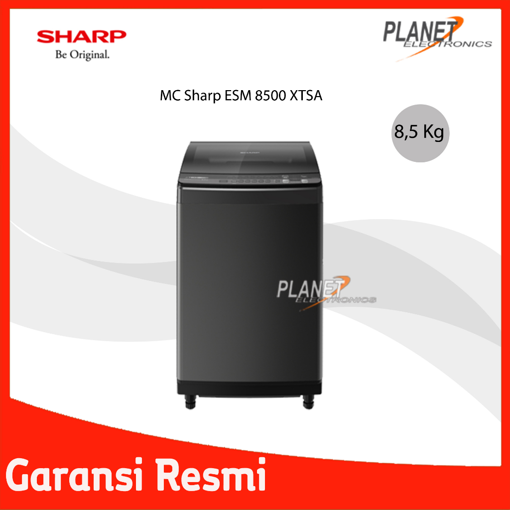 Mesin Cuci Sharp 1 Tabung 9,5Kg ESM 9500 XTSA Inverter