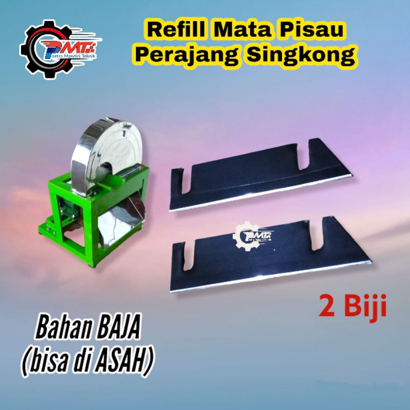 Mata Pisau Rajang Singkong Bawang - Pisau Refill Pemotong Keripik Serbaguna