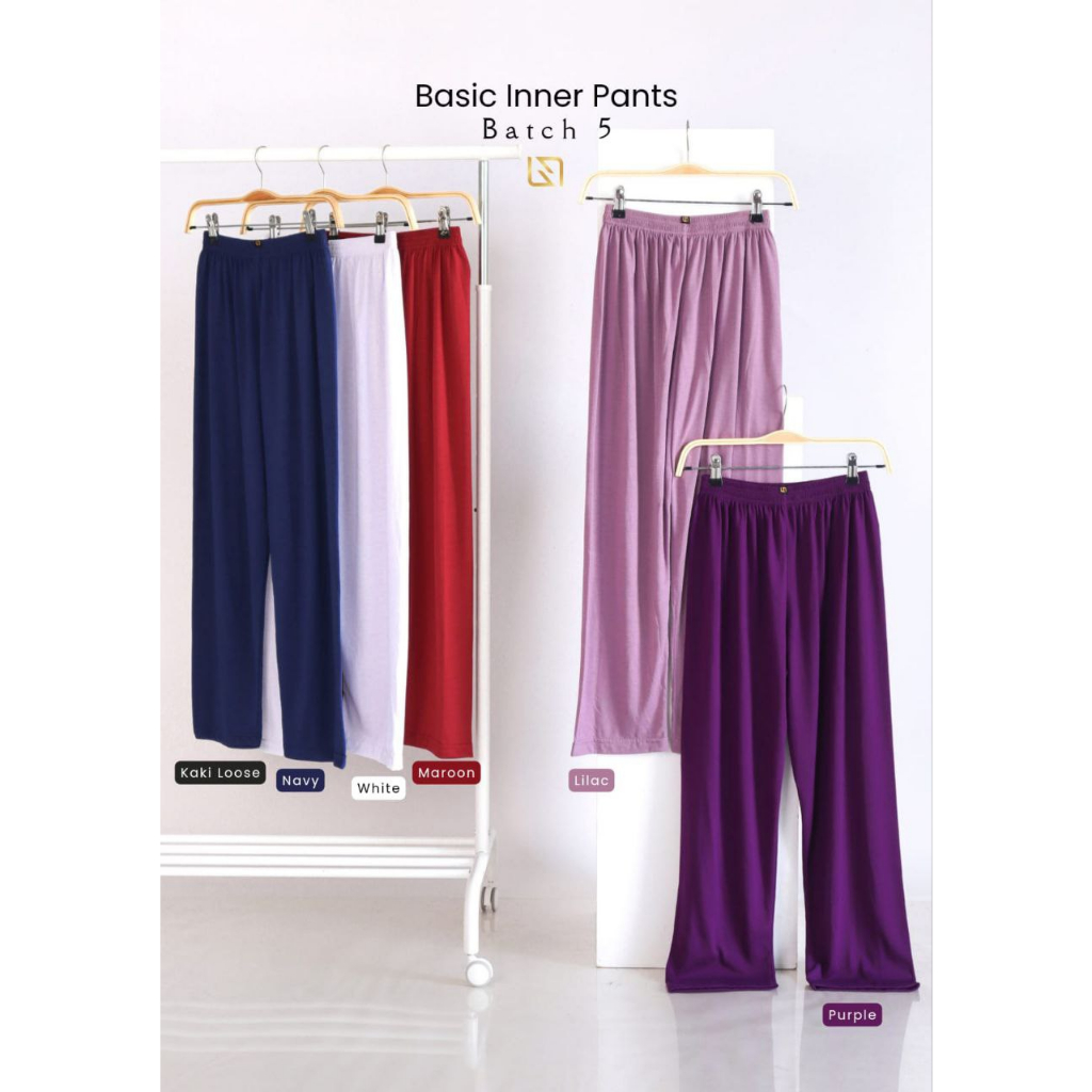 Basic Inner Pants/ Celana Dalaman Gamis/ Celamis Dewasa Standar & Jumbo | NUKA