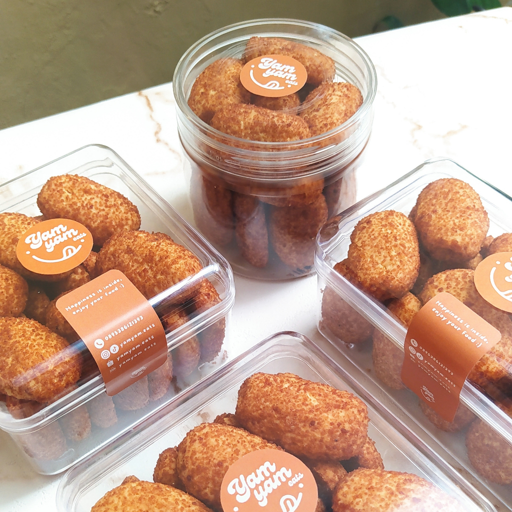 

Premium Palm Cheese Cookies - Kue Kering Renyah Toples 450ml