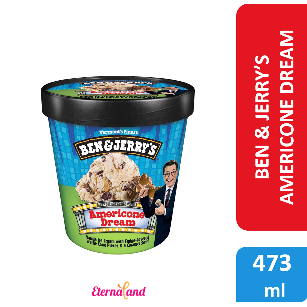 

Ben & Jerry Americone Dream Ice Cream - es krim ben n jerry