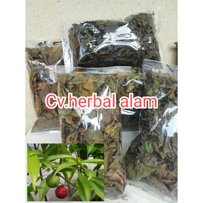 Daun mahkota dewa kering per bungkus