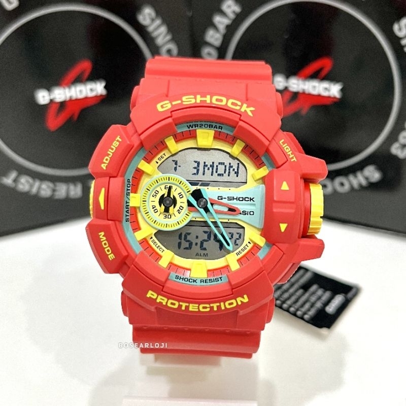 JAM TANGAN PRIA CASIO G-SHOCK GA-400CM-4ADR ANALOG DIGITAL ORIGINAL