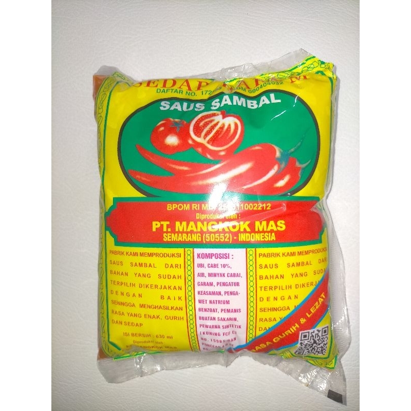 

Saus Sambal Mangkok (REFILL PACK) 630 ml