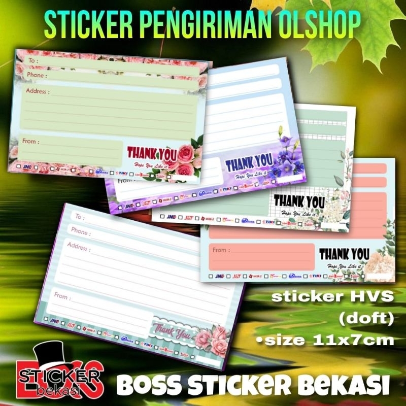 

(50 pcs) STIKER LABEL PENGIRIMAN OLSHOP/STIKER LABEL PENGIRIMAN /STIKER PENGIRIMAN OLSHOP-BUNGA TERBARU