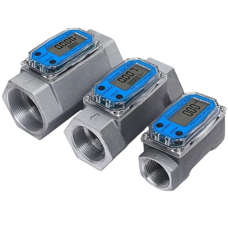 Flow meter turbine Digital 1" Flow meter DIGITAL Air/minyak/solar 1"
