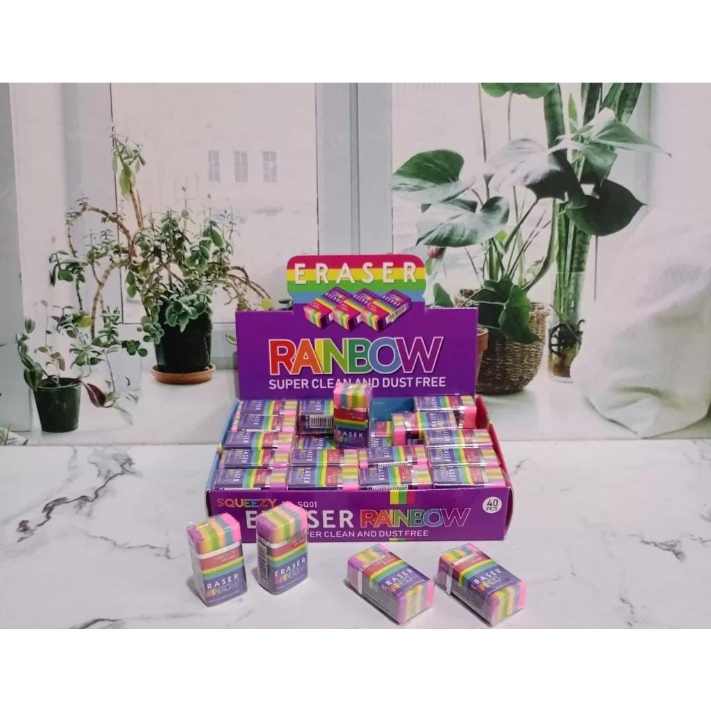 

[CUTIE BABY] Penghapus Pensil Warna Warni