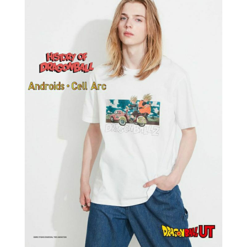 kaos uniqlo x dragon ball original kaos anime