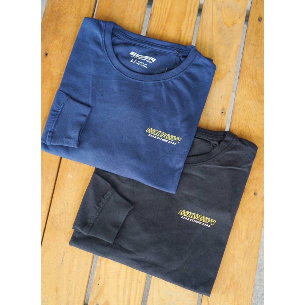 BAJU EIGER1989 PEWTER T-SHIRT Art 8193 BAJU LENGAN PANJANG - BAJU KAOS