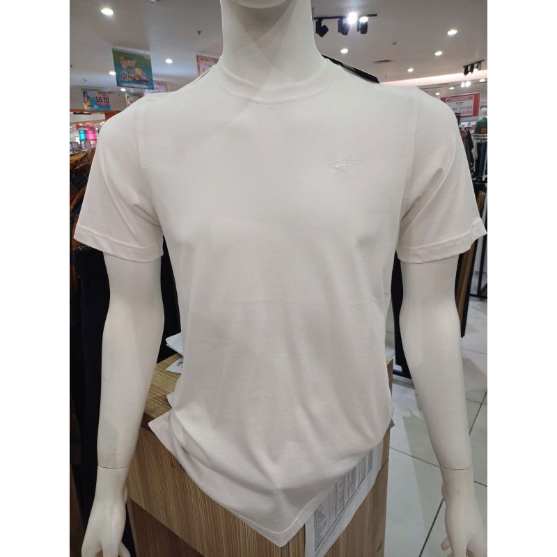 T-SHIRT KAOS M.GEE ORIGINAL TERBARU SLIMFIT PUTIH PROMO