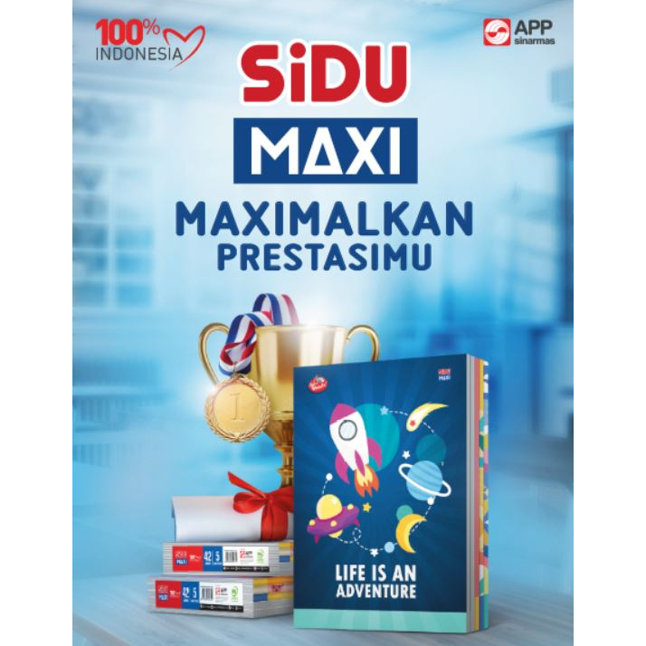 

Buku Tulis SIDU Maxi Big Boss 42 Lembar Isi 5 Buku/pak