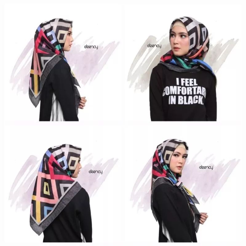 PRELOVED SCARF WEARING KLAMBY, DEENAY, SCOOP AND CONE , Elzatta, Zoya