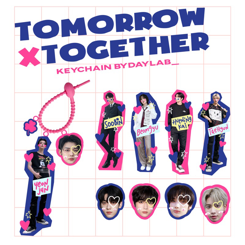 Tomorrow by together keychain by bydaylab_