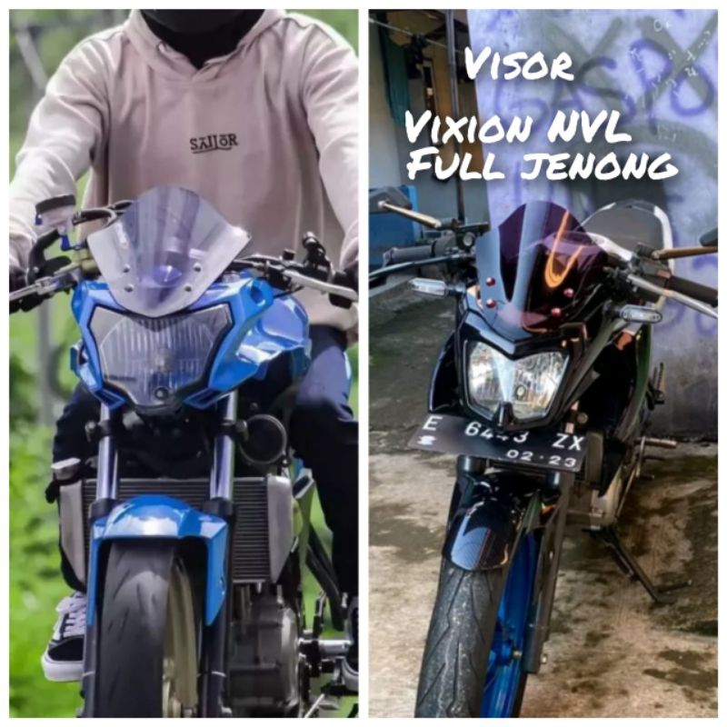 Visor Yamaha Vixion NVL Full jenong Winshiled Vixion NVL Bonus Baut