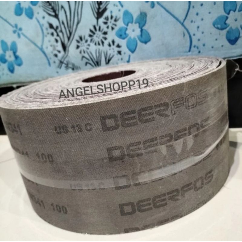 Amplas Roll DEERFOS No 100 Kain Kaku