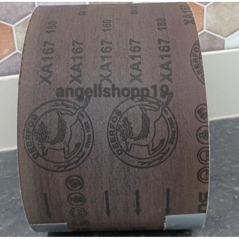 Amplas Roll DEERFOS No 180 Kain Kaku 15cm