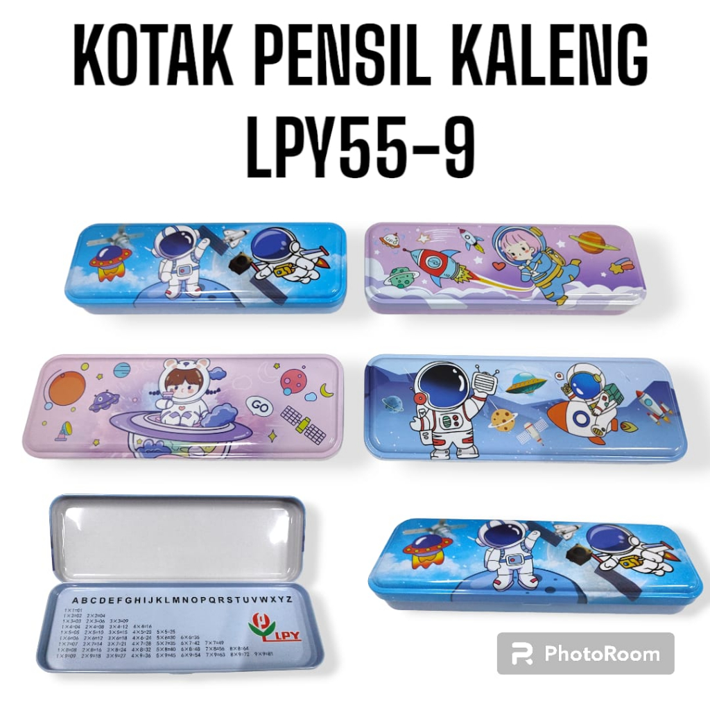 

Kotak Pensil Kaleng 2 Susun Karakter Space LPY55-9