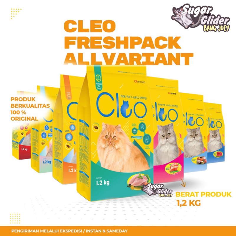 CP PETINDO CLEO ocean fish KITTEN CAT food 1,2kg sugarglider bang joey bang joey