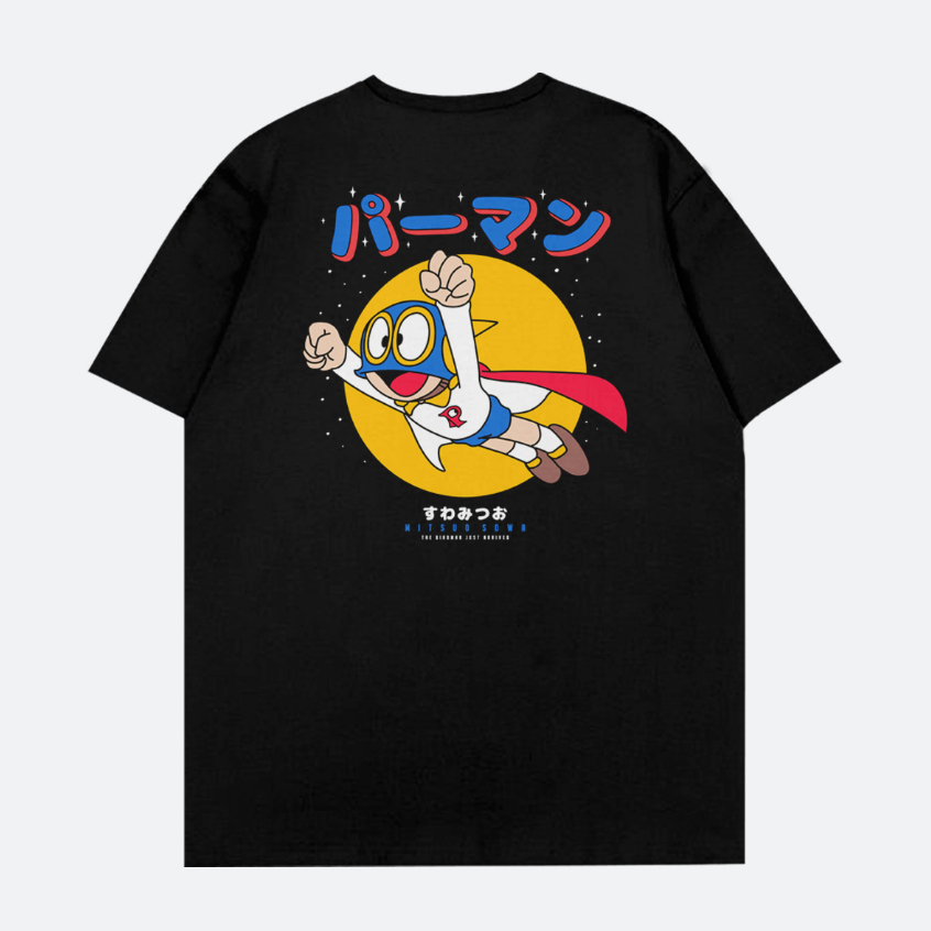 Kaos Anime Kartun 90s P-Man