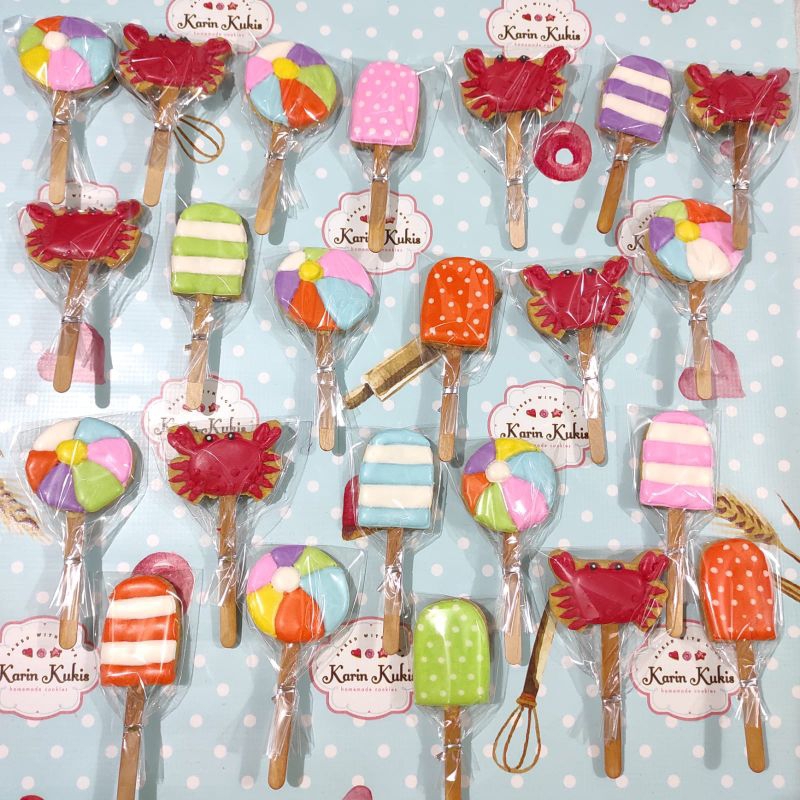 

KUKIS KARAKTER TEMA BEACH STIK ICE CREAM (minimal 10 pcs)