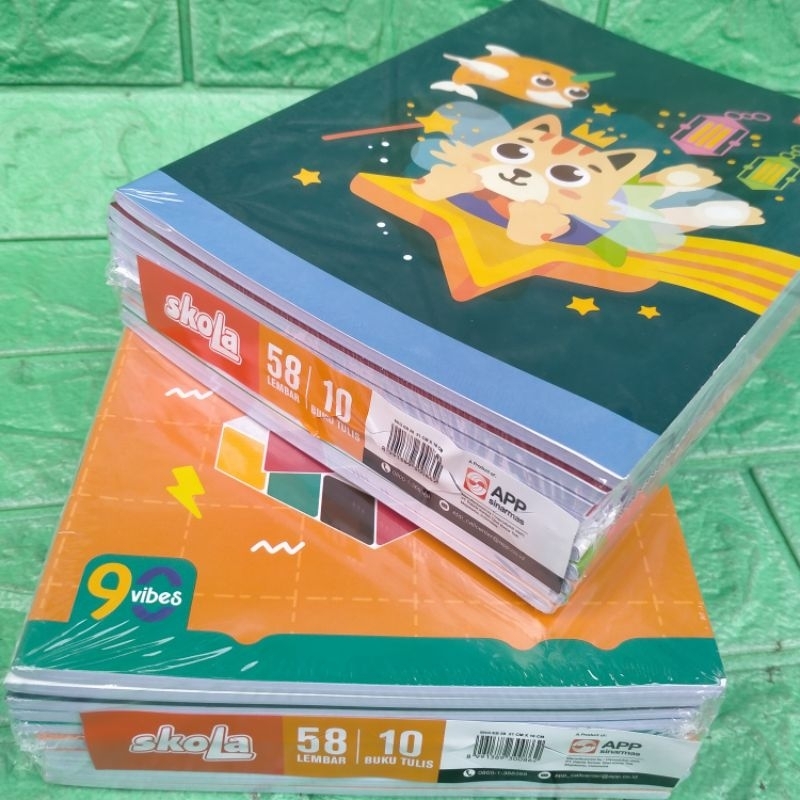 

1 Pack Buku Tulis SIDU SKOLA 58Lembar 10pcs Grosir