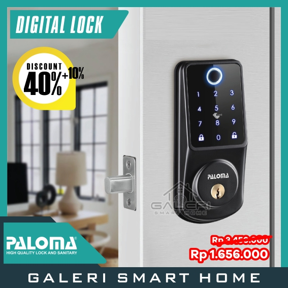 Digital Lock PALOMA DLP 4121 Kunci Elektronik Kunci Digital Smart Digital Door Lock