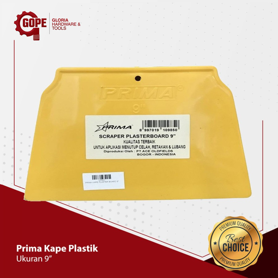

Kape Plaster Board Sekrap Skrap Plastik Prima 9