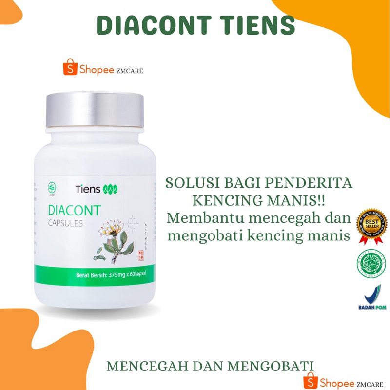 

DIACONT TIENS TIANSHI ORIGINAL Obat Gula Darah Tinggi Ampuh Herbal Kering