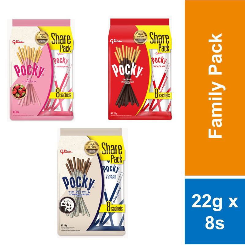 

Glico Pocky Family Pack ( 8 packs) Malaysia