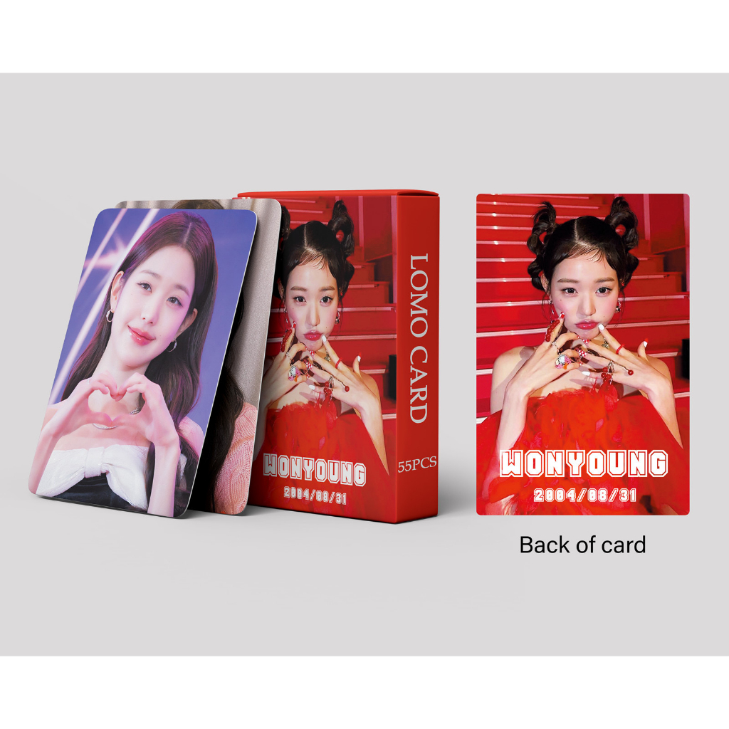 [kstuffind] WONYOUNG IVE PHOTOCARD LOMO CARD PHOTO KARTU FOTO PC DIVE MURAH 54 PCS 54PCS IVE WONYOUNG DIVE