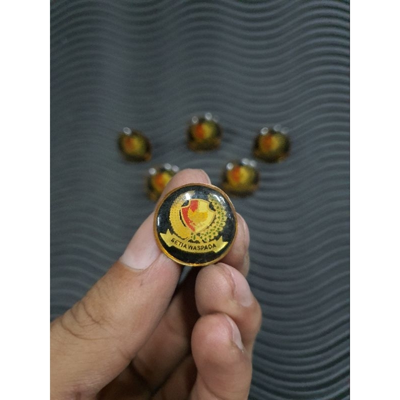 pin kerah Paspampres Hitam | pin kerah Baju Belakang Paku | pin Paku Logo Army