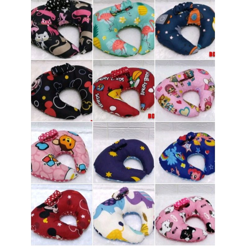 Bantal DOT bayi penyangga Botol susu motif karakter