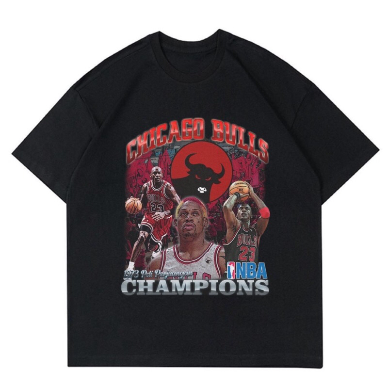 BAJU KAOS PARODY CHICAGO BULLS “BANTENG MERAH” | T-SHIRT PARODI CHICAGO BULLS CHAMPIONS | BAJU KAOS 