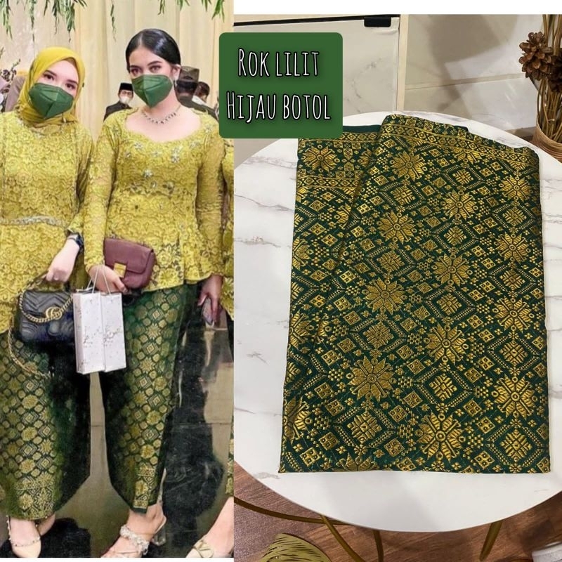 Rok lilit songket Kain rok songket Songket potongan Sarung songket