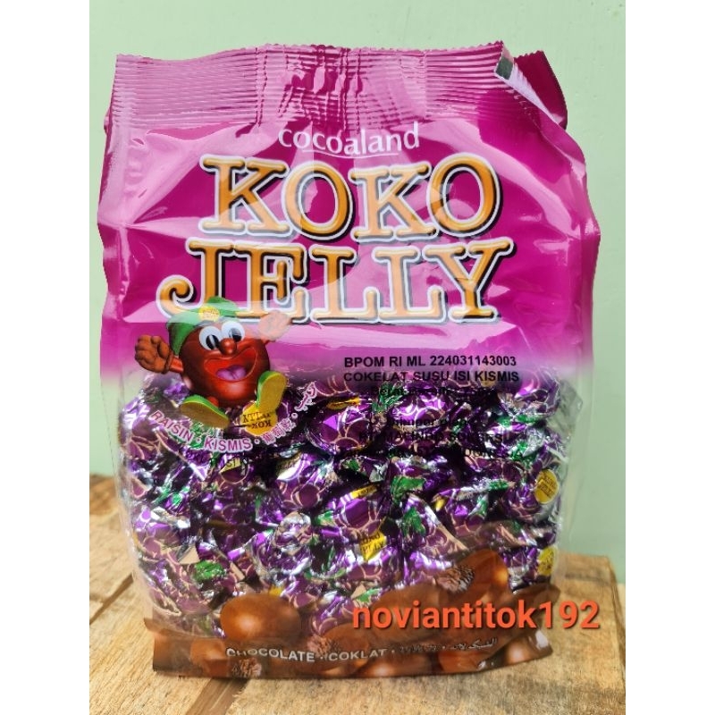 

COKLAT KOKO JELLY COCOALAND / RASA KISMIS / 750GR