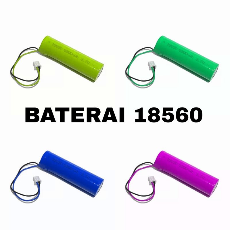 BATERAI RC 18650 3.7 Volt Baterai Soket Baterai Mobil Mainan Baterai 18650 Colokan