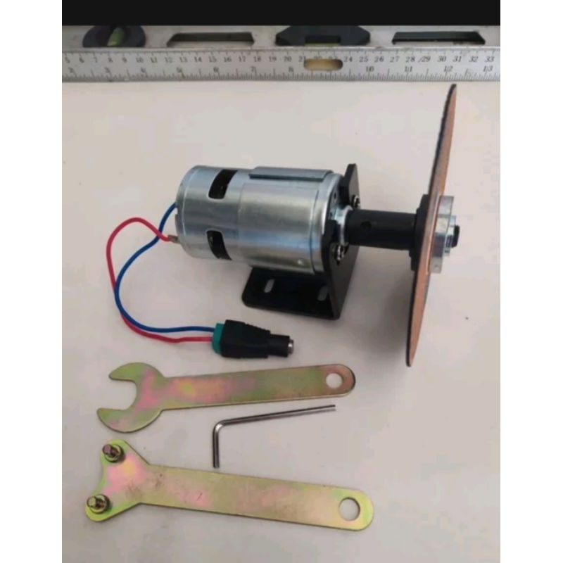 Gerinda Dinamo 775 - Mandrel - Konektor - Mata Gerinda dan Bracket Pegangan Dinamo