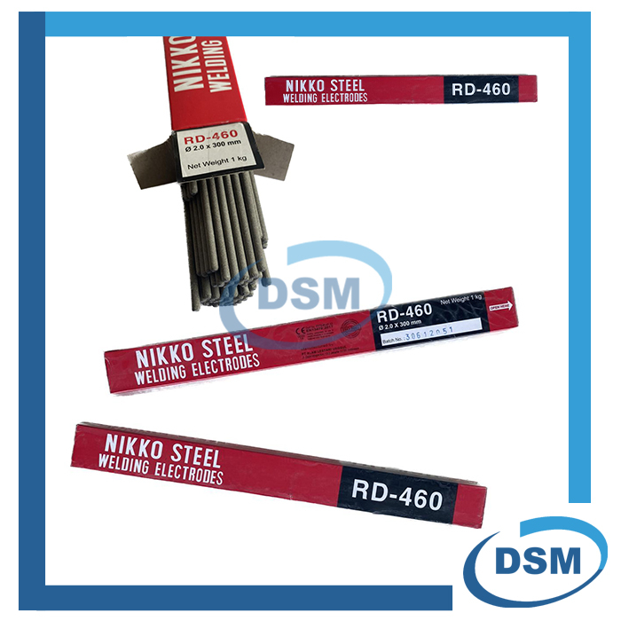 KAWAT PAKAN LAS LISTRIK ELEKTRODA NIKO STEEL RD 460 1 KG - 2 MM RD 460