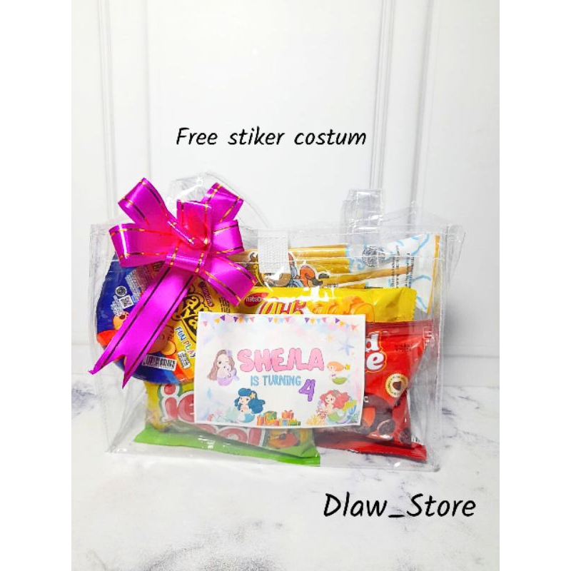 

Paket Snack Ulang Tahun Anak Goodiebag Transparan Hampers Ulang Tahun