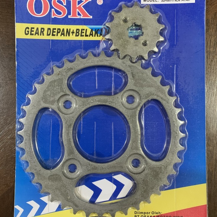 OSK SUPRA FIT NEW GEAR PAKET DEPAN BELAKANG 14T 40T SET GIR GIRSET 14