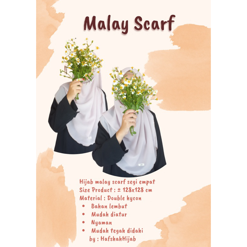 HafshahHijab|MalayScarf|HijabSegiempatMalayJumbo|BawalCurveMalay