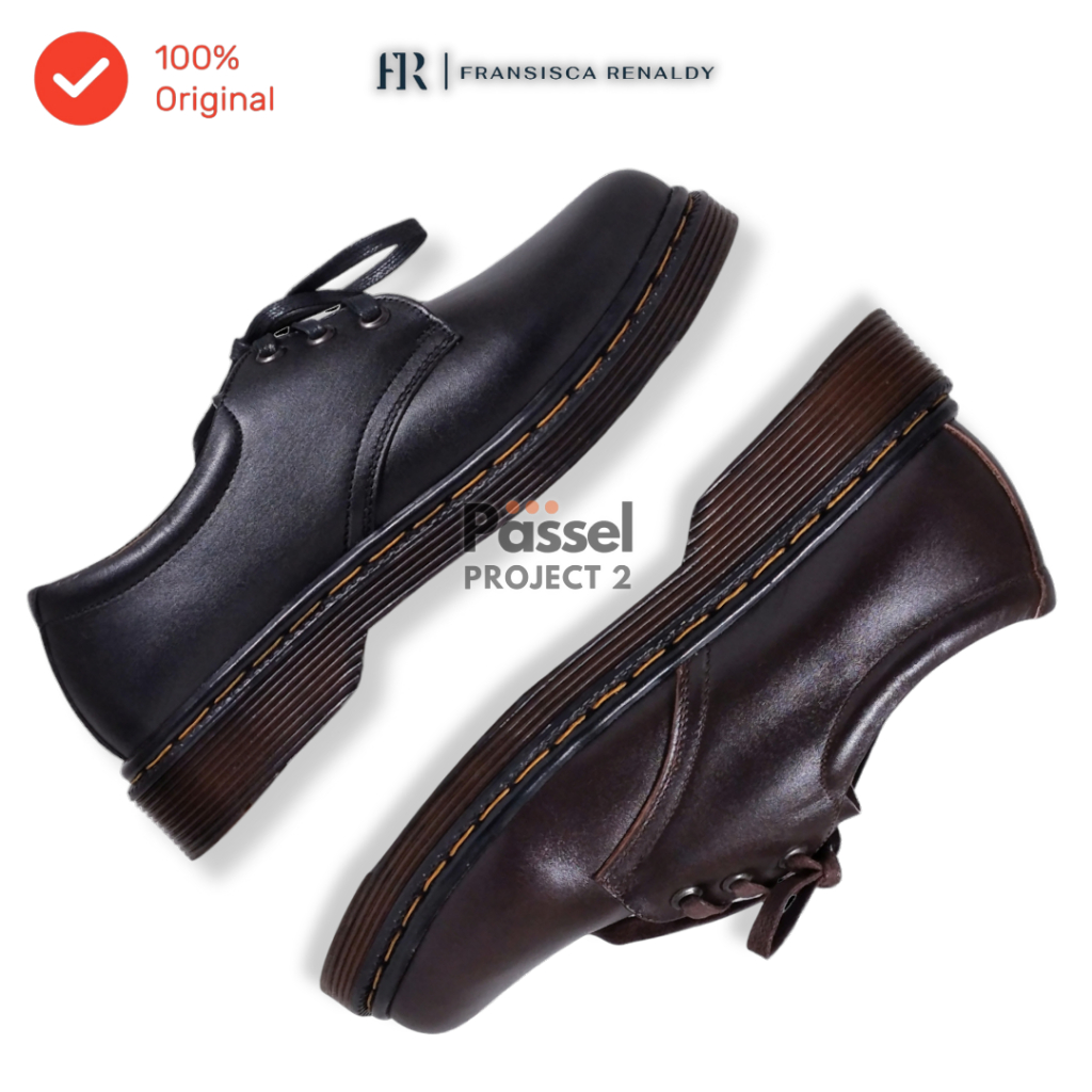 FR Shoes | Size 39-44 | Sepatu Formal Loafers Pria Kulit Asli Genuine Leather M.Pablo01 - Fransisca 