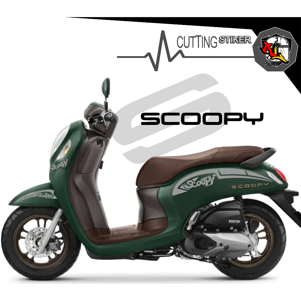 STRIPING NEW SCOOPY/SCO.280/STICKER CUTTING/STRIPING SCOOPY SIMPEL/STIKER CATING MOTOR/STIKER BODY S