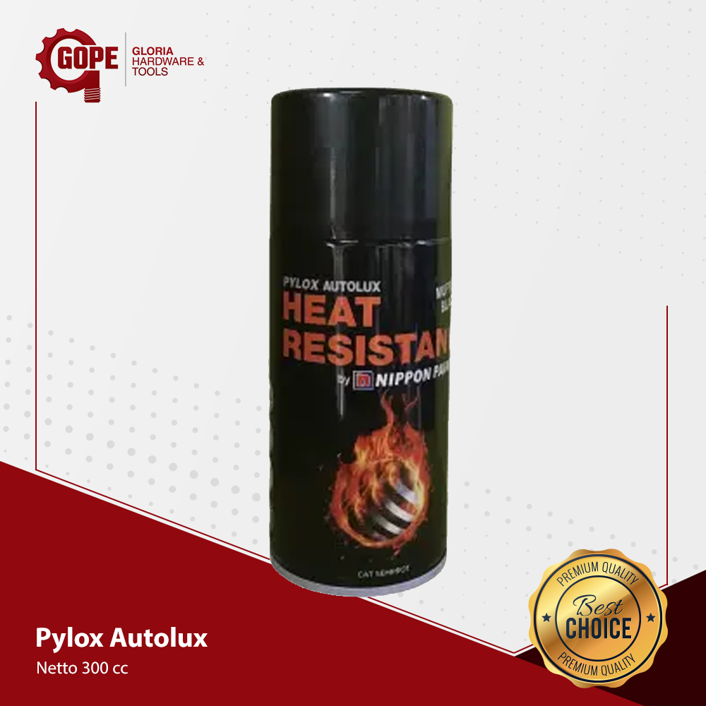 Pylox Autolux Tahan Panas Muffler Black