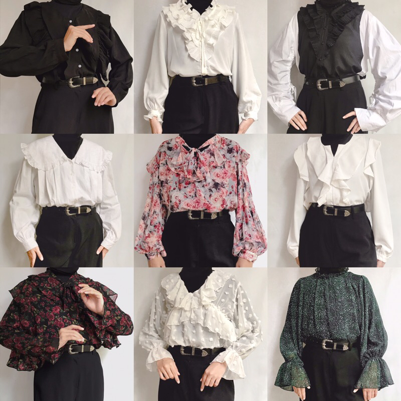 vintage blouse | korean style