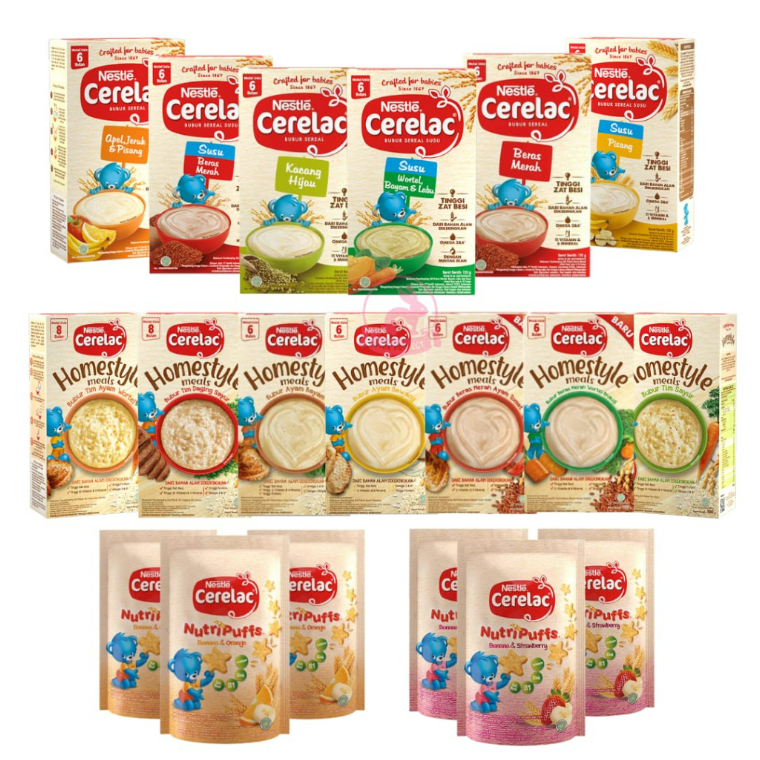 NESTLE CERELAC BUBUR BAYI / nestle homestyle bubur mpasi 6 bulan NESTLE CERELAC BUBUR BAYI 120g / 8+